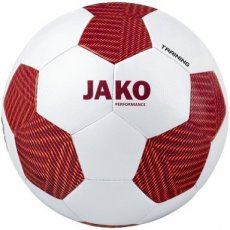 JAKO Trainingsbal Striker 2.0 wit/wijnrood/fluo oranje maat 5