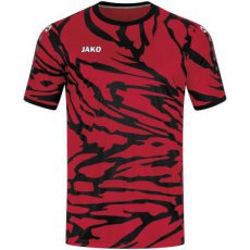 JAKO Shirt Animal KM sportrood/zwart