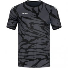 JAKO Shirt Animal KM antraciet/zwart