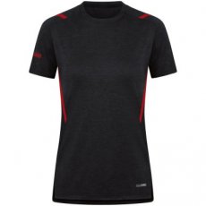 Artikel 6121-502 Dames JAKO T-shirt Challenge zwart gemeleerd/rood Dames