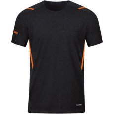 Artikel 6121-506 JAKO T-shirt Challenge zwart gemeleerd/fluo oranje