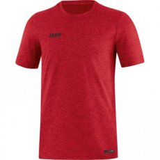 JAKO T-shirt PREMIUM BASICS rood gemeleerd