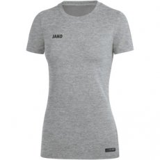 JAKO T-shirt PREMIUM BASICS lichtgrijs gemeleerd Dames