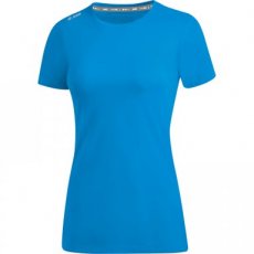 Artikel 6175-89 MAC JAKO T-shirt Dames RUN 2.0 JAKO blauw met borstlogo (geel)