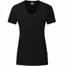 JAKO T-Shirt Organic zwart inclusief borstlogo